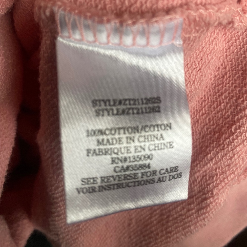 Z Supply Pink Sweatshirt Tee XL - Picture 9 of 9